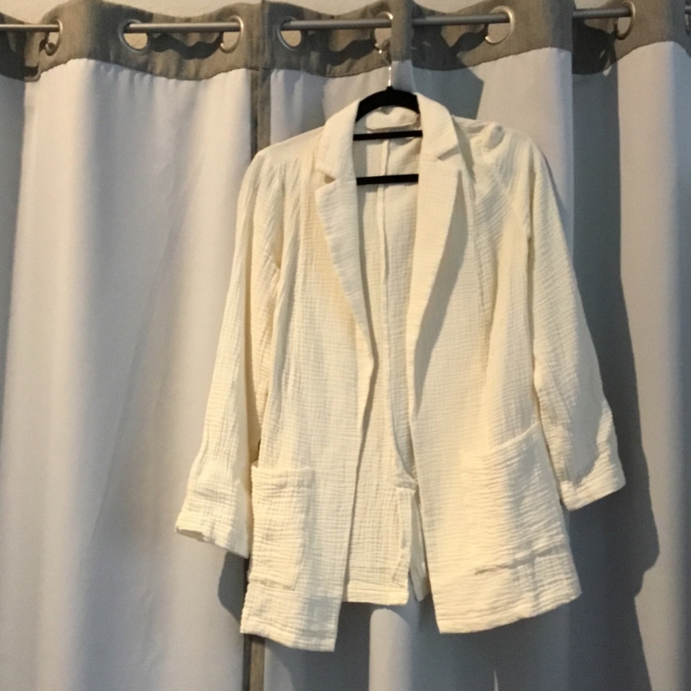 Soft Surroundings Cream Jacket